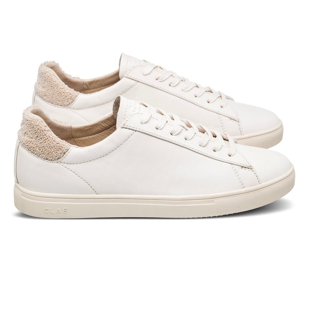 CLAE BRADLEY Shoes Womens USA984-C53 In Off White Vanilla Terry